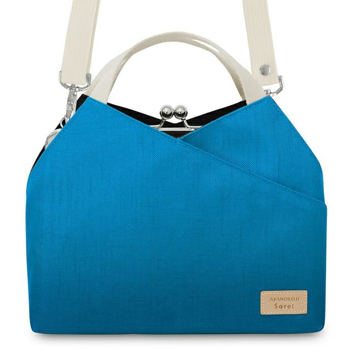 がま口レイヤードショルダーバッグ【Sarei コーデュラ(R) re/cor(TM)（コーデュラレコー）・MONTANA】