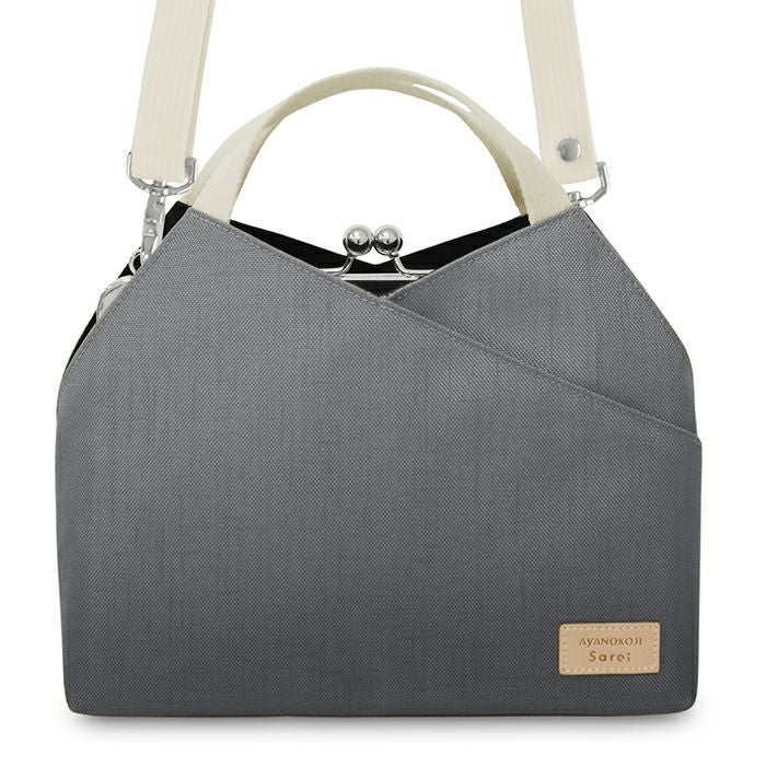 がま口レイヤードショルダーバッグ【Sarei コーデュラ(R) re/cor(TM)（コーデュラレコー）・MONTANA】