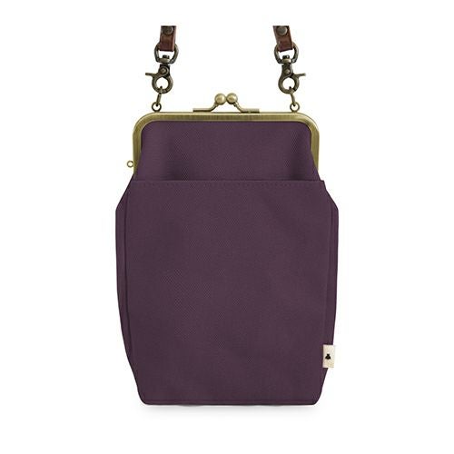 がま口お散歩ポシェット【帆布・無地】