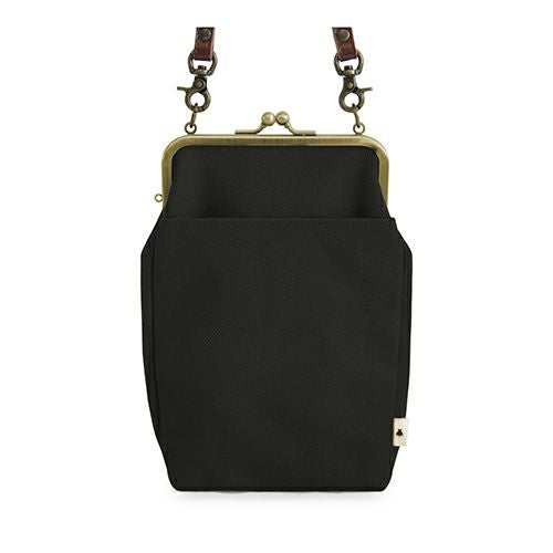 がま口お散歩ポシェット【帆布・無地】