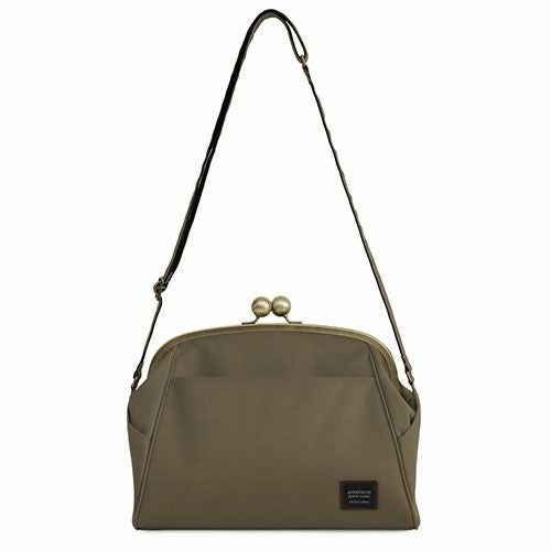 在庫商品】大玉がま口ショルダーバッグ【コーデュラ(R)】 | がま口の