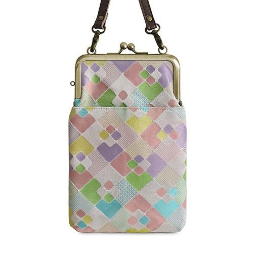 がま口ショルダーケース＋（クッション生地）【帯地】