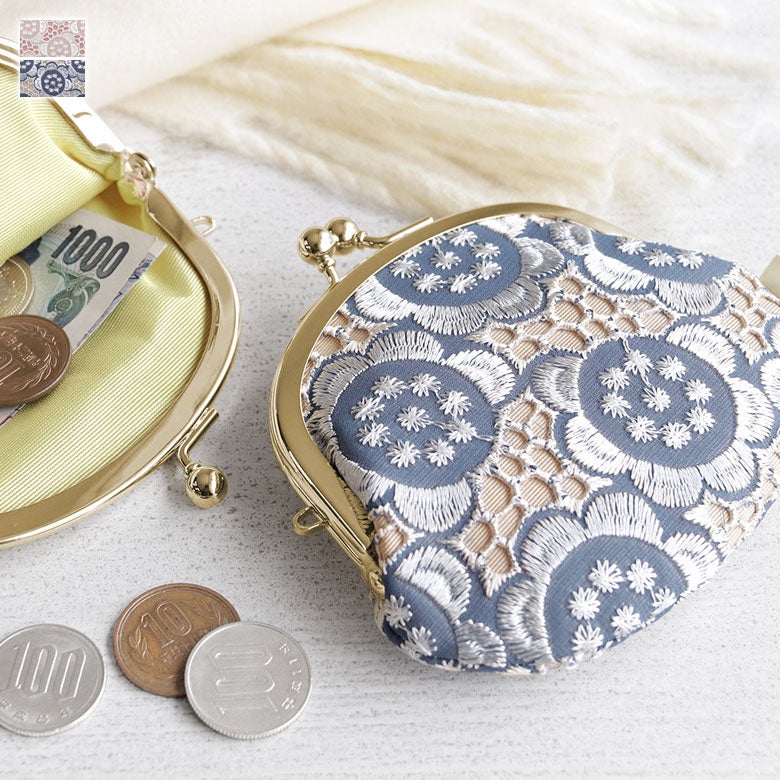 3.3寸がま口財布【ポリッシュレース】