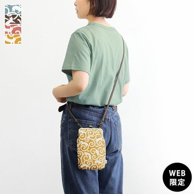 AYANOKOJI あやの小路 お散歩ポシェット ねこ唐草 メインイメージ