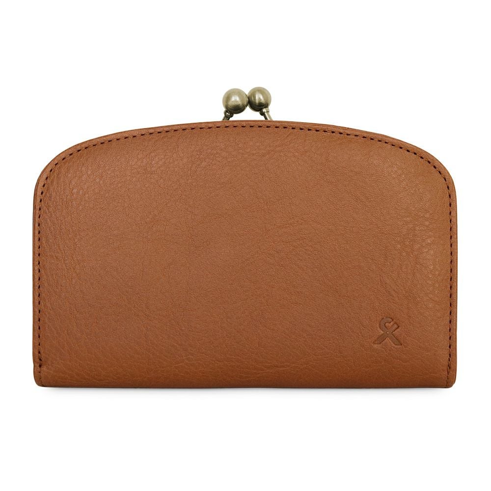 在庫商品】がま口二つ折りラウンド財布【X＿ナマラカーフ】 | がま口の