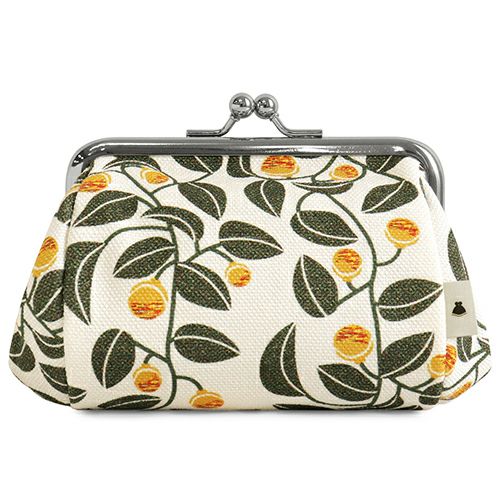 TAWARA型がま口コスメポーチ（小）【がまの実】