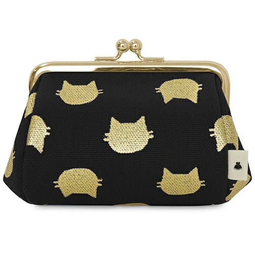 TAWARA型がま口コスメポーチ（小）【HAKUにゃんこ】