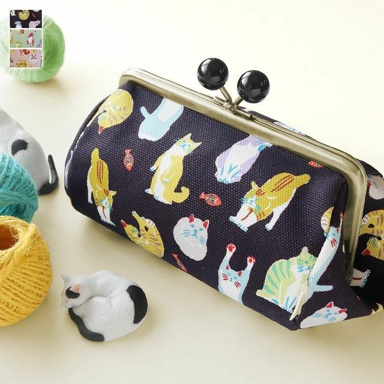 がま口ポーチMサイズ（マチ大）｜AYANOKOJI