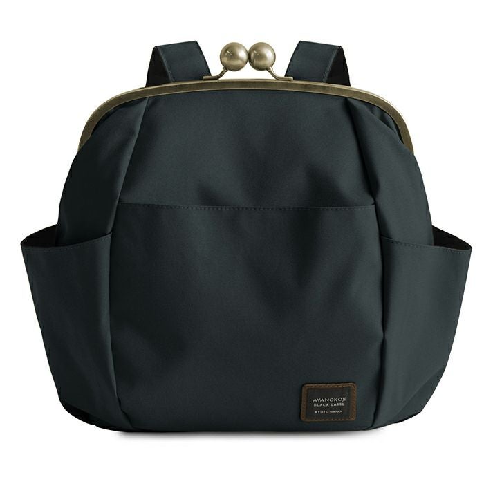 がまぽちゃリュック ネイビー 在庫商品】がまぽちゃリュック【コーデュラ(R)】※がまろっく付き