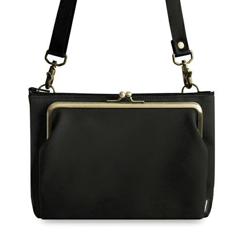 在庫商品】がま口ポケット付きミニサコッシュ【Sarei コーデュラ(R) re