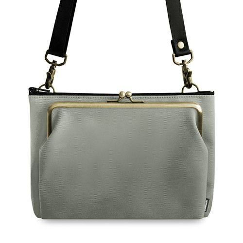 在庫商品】がま口ポケット付きミニサコッシュ【Sarei コーデュラ(R) re