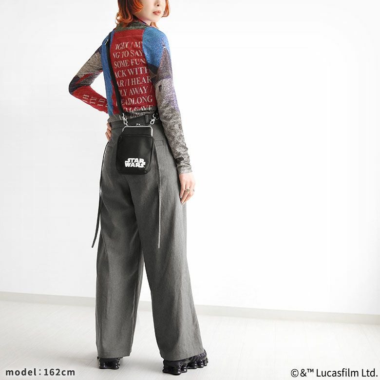 在庫商品】ファスナー付きがま口ポシェット【STAR WARS(Sarei)】 [M便