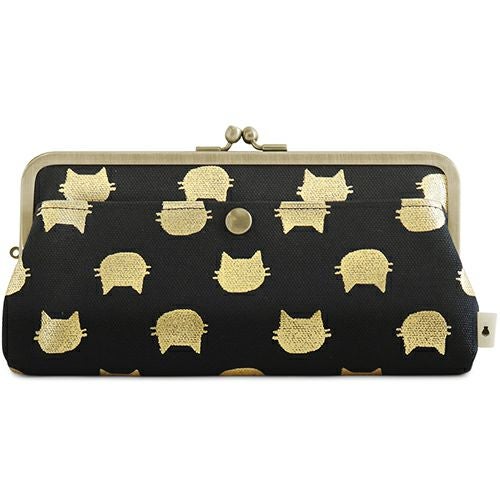 在庫商品】※旧仕様※ 角丸親子がま口長財布【HAKUにゃんこ】[M便 9/10