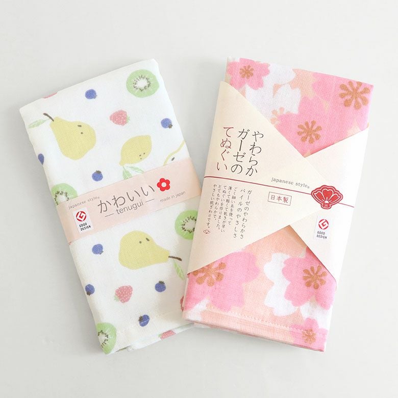 日繊商工　ガーゼ＆タオルの手ぬぐい　お届けイメージ