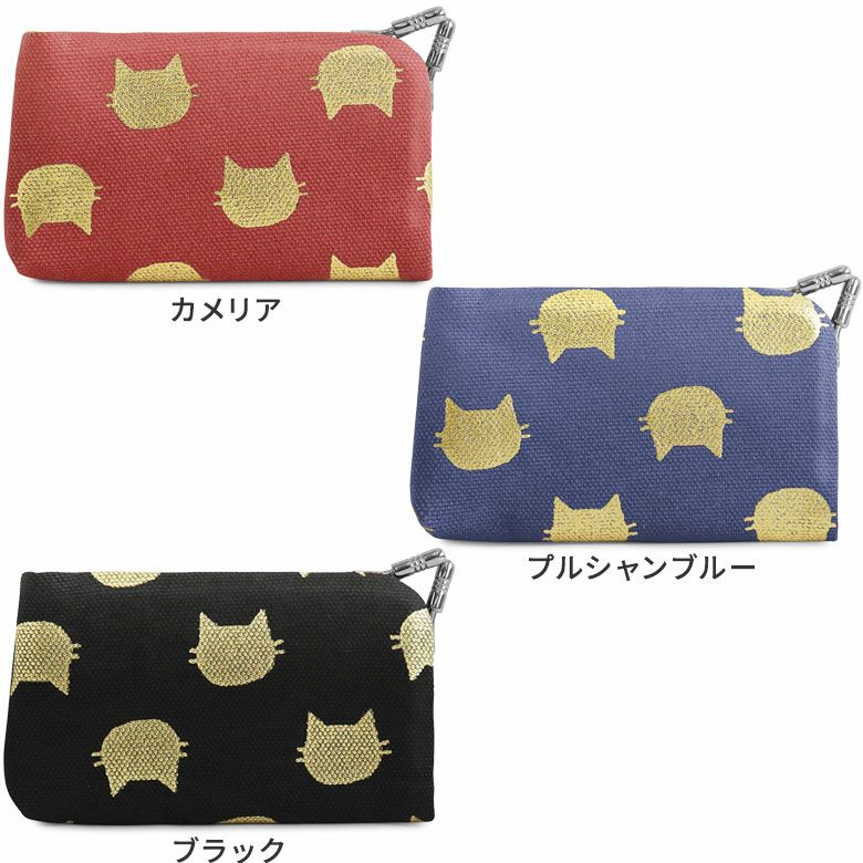 受注生産品】がま口キーケース【HAKUにゃんこ】 [M便 1/6] | がま口の