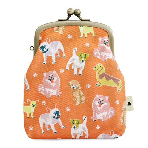 在庫商品】がま口シガレットケース【Colorful Dog(カラフルドッグ