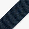 ショルダーBAG用3.8cm幅テープベルト(柄)ブルーブラック