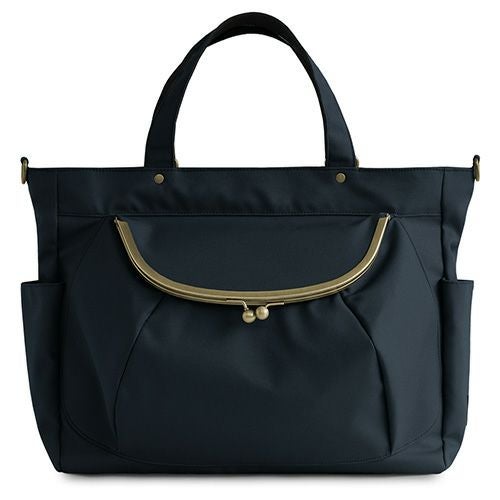 がま口エディターズバッグ【コーデュラ(R)】