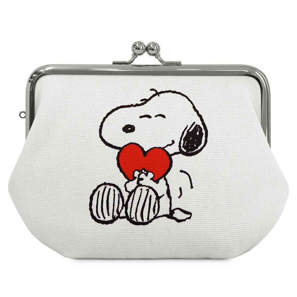 在庫商品】5寸がま口スッキリポーチ【PEANUTS_(A)24AW】 [M便 1/2