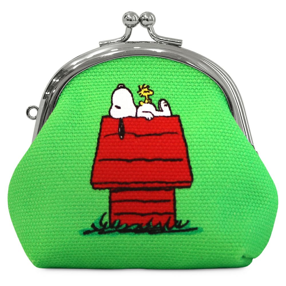 在庫商品】くし型がま口おすわりポーチ【PEANUTS_(A)24AW】 [M便 1/4
