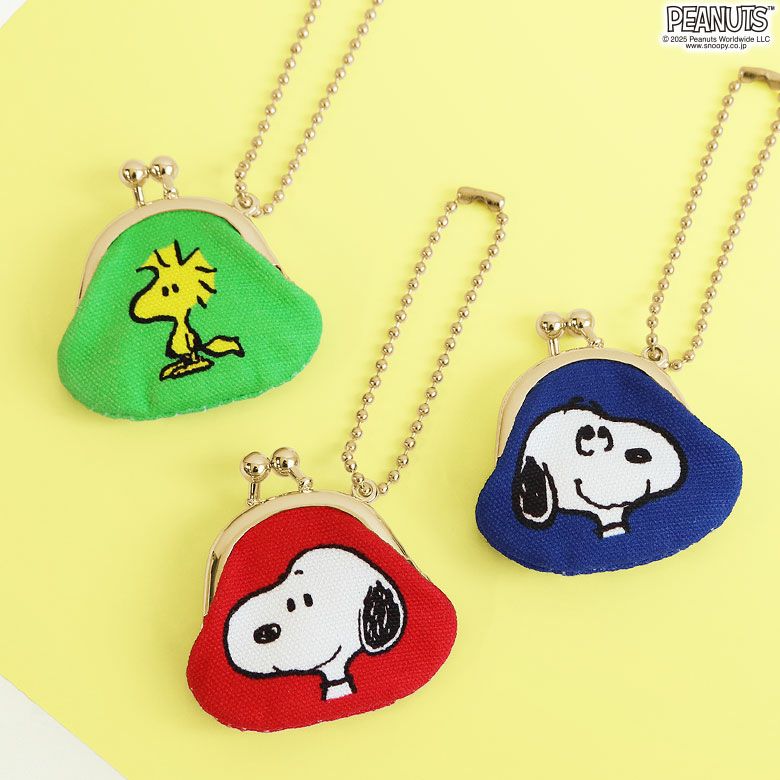 在庫商品】ミニがま口ストラップ【PEANUTS_(A)24AW】 [M便 1/10