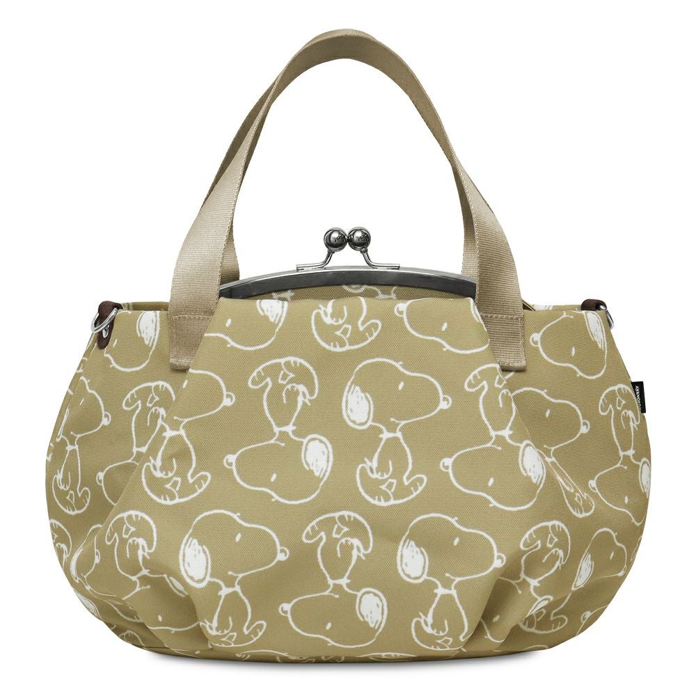 在庫商品】がま口バルーントートバッグ【PEANUTS_(S)24AW Sarei