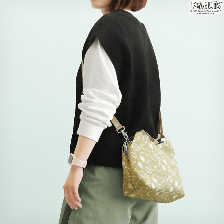 在庫商品】がま口レイヤードショルダー【PEANUTS_(S)24AW Sarei