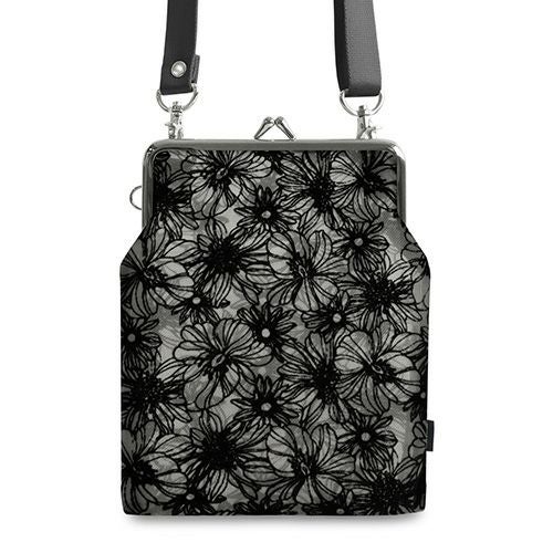 在庫商品】がま口メッシュショルダー【フロッキーメッシュ】 [M便 4/5