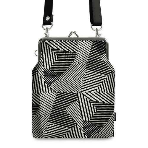 在庫商品】がま口メッシュショルダー【フロッキーメッシュ】 [M便 4/5