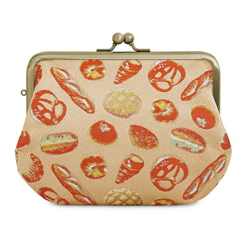 5寸がま口スッキリポーチ【ベーカリー金襴】