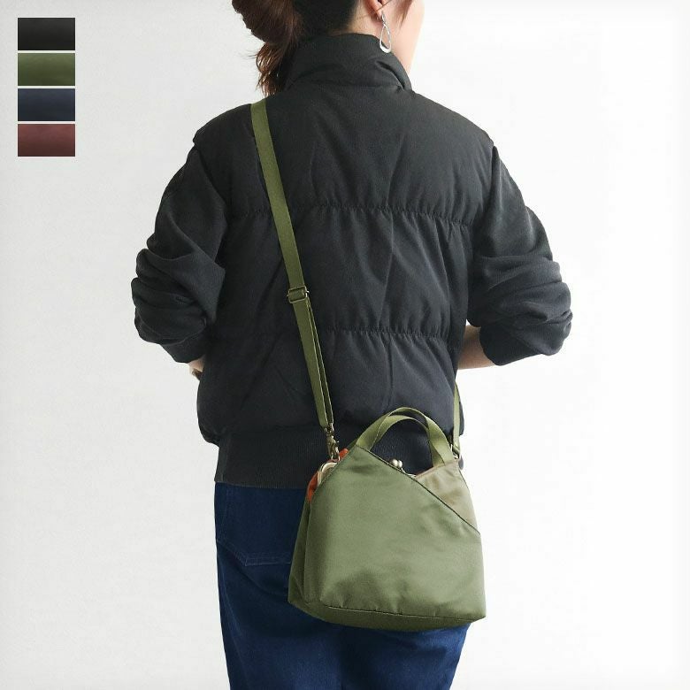 在庫商品】がま口レイヤードショルダーバッグ【Sarei MA-1】 | がま口