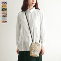 がま口お散歩ポシェット【金襴・帯地（アソート）】