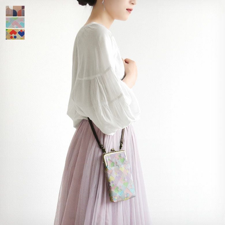 あやの小路がまぐちショルダー 楽天市場】【在庫商品】縦型がま口ショルダーバッグ【Sarei コーデュラ
