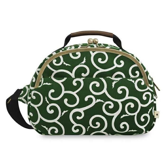 がま口ポシェット型ボディバッグ