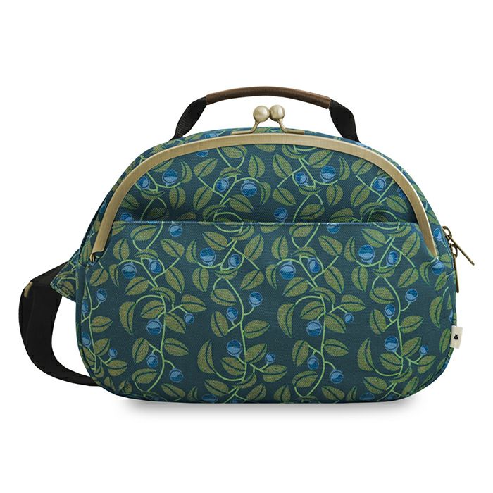 がま口ポシェット型ボディバッグ