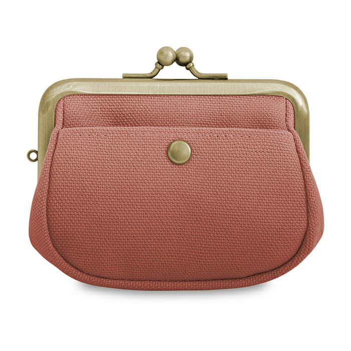 【在庫商品】がま口オールインワンケース＋（プラス）【帆布・綿布・デニム（アソート）】