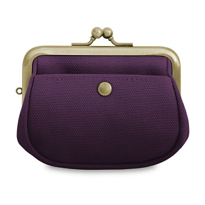 【在庫商品】がま口オールインワンケース＋（プラス）【帆布・綿布・デニム（アソート）】