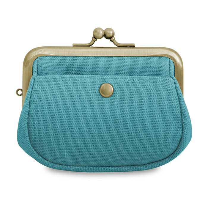 【在庫商品】がま口オールインワンケース＋（プラス）【帆布・綿布・デニム（アソート）】