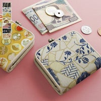 【在庫商品】二つ折りがま口ミニ財布【ジャガードSP】