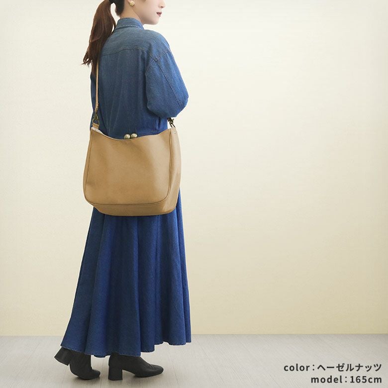 在庫商品】がま口リムーバブルショルダーバッグ【ライトキャンバス