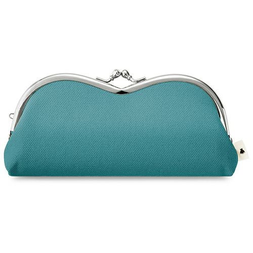 山型がま口メガネケース【帆布・無地】