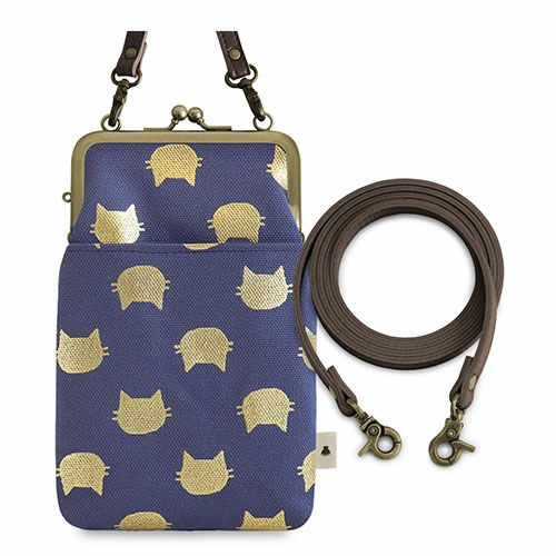 がま口ショルダーケース＋（プラス）【HAKUにゃんこ】