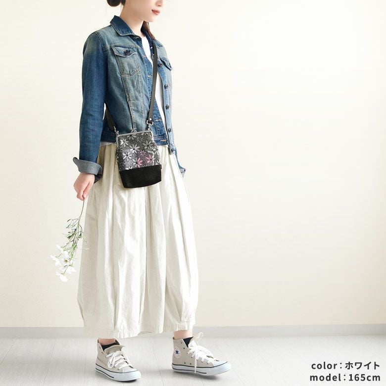 がま口切替メッシュショルダー【マーガレットメッシュ】