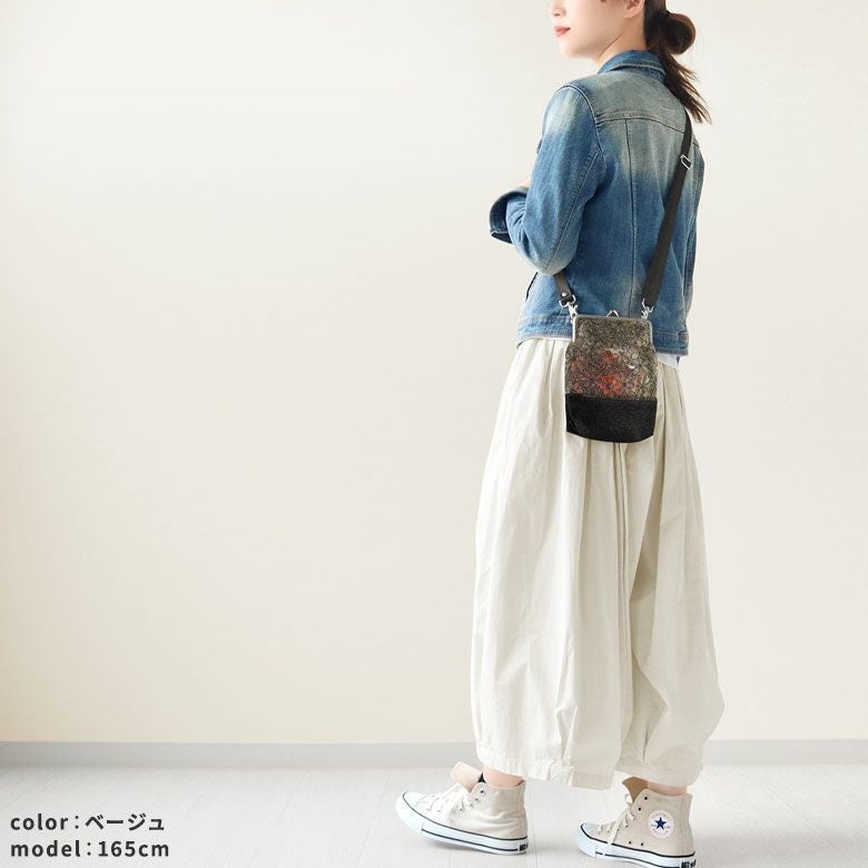 がま口切替メッシュショルダー【マーガレットメッシュ】