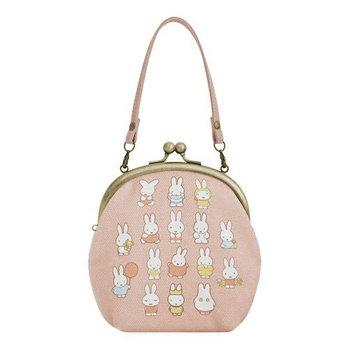 在庫商品】がま口丸型ケース【miffy70th(パステルカラー)】 [M便 1/2