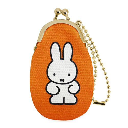 在庫商品】ドロップ型がま口チャーム【miffy70th(ブルーナカラー)】 [M