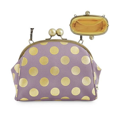 大玉がま口ポシェット【帆布・HAKUドット限定カラー】