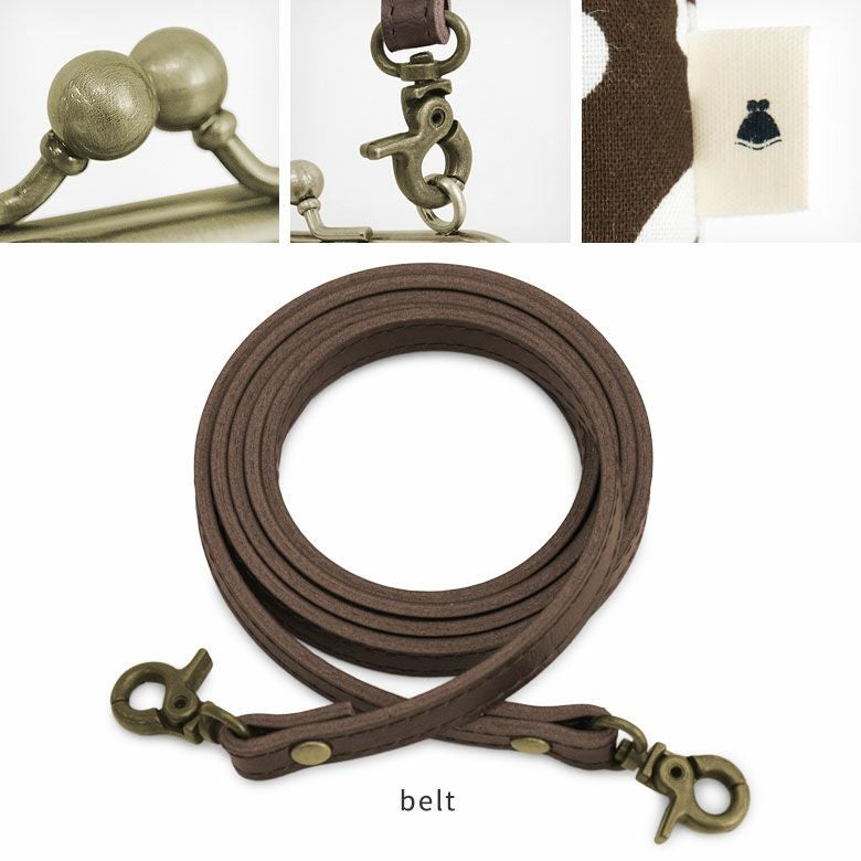 がま口ショルダーケース＋（クッション裏地）【綿唐草】