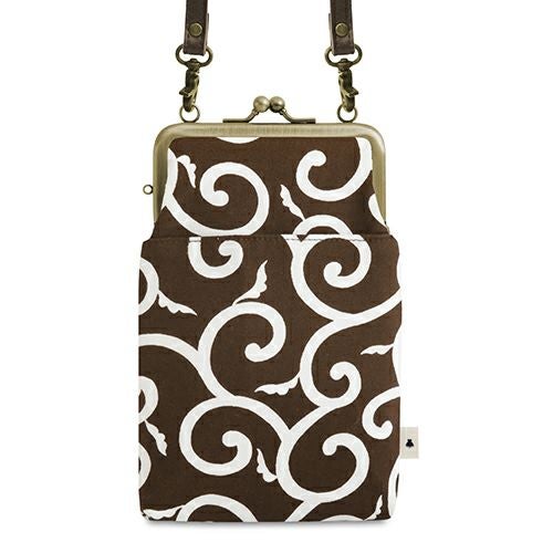 がま口ショルダーケース＋（クッション裏地）【綿唐草】