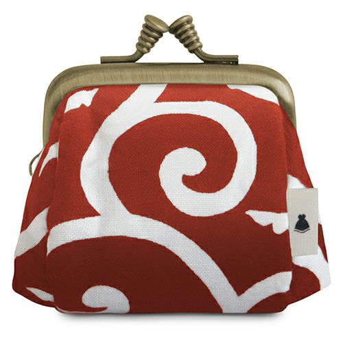 TAWARA型がま口コスメポーチ(極小)【綿唐草】